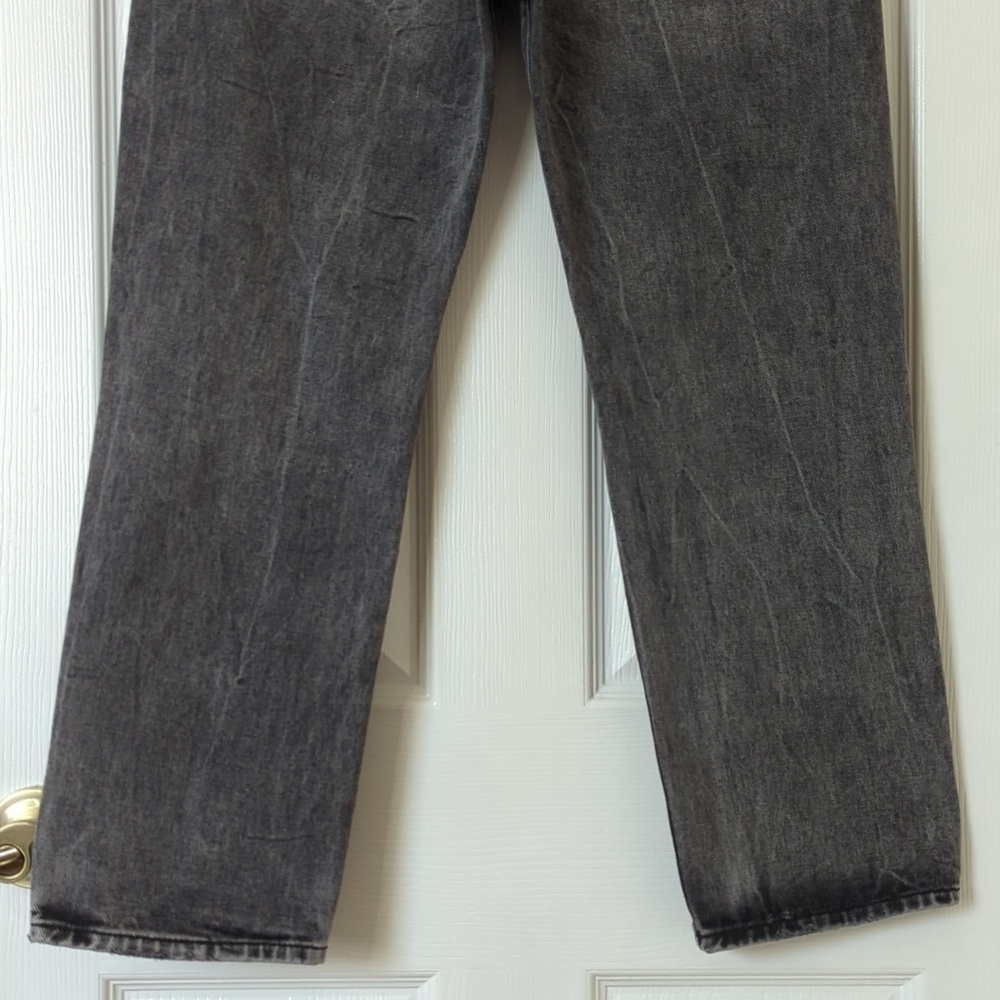 Superdry Classic High Waisted Straight Leg Rigid Jeans Lenox Grey 26/30 - Picture 6 of 16